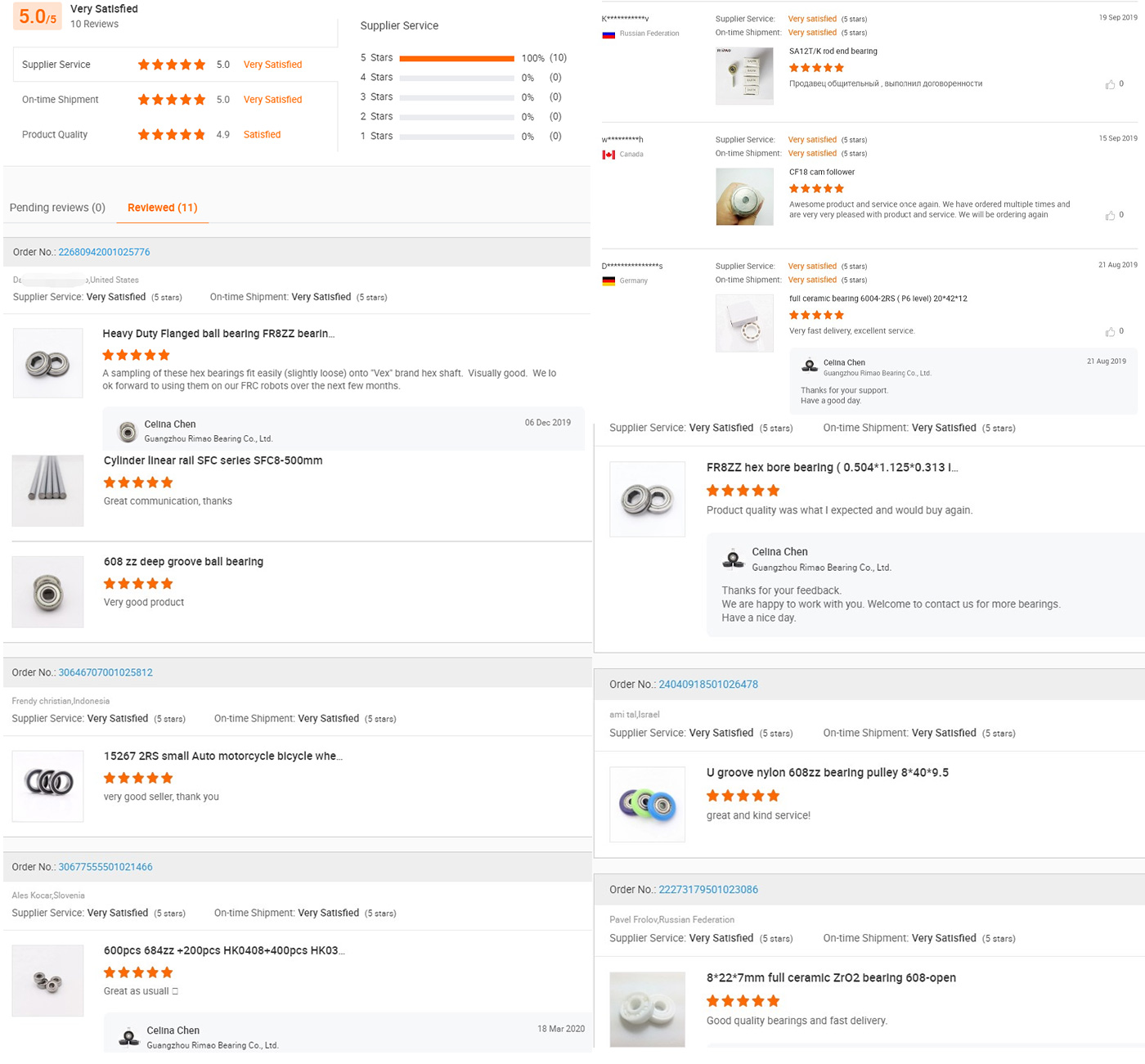MH-P16 Bike Bearing 40x52x7 mm 45/45 degree Bicycle Headset Bearing MH-P16 ACB4052 headset bowl ball bearing