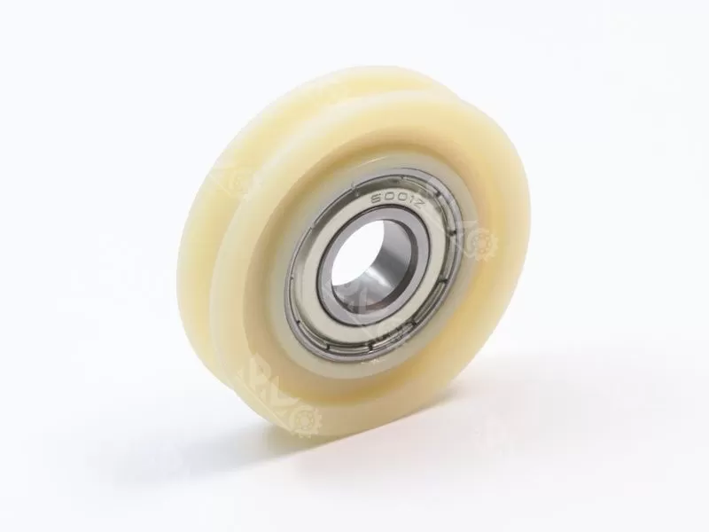 6001ZZ plastic nylon u type groove pulley