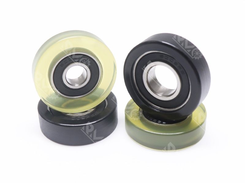 6002-2RS Bearing With PU Coated Polyurethane Roller