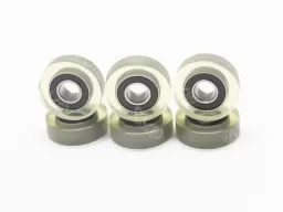 606 2RS PU Coating Bearing Pulley