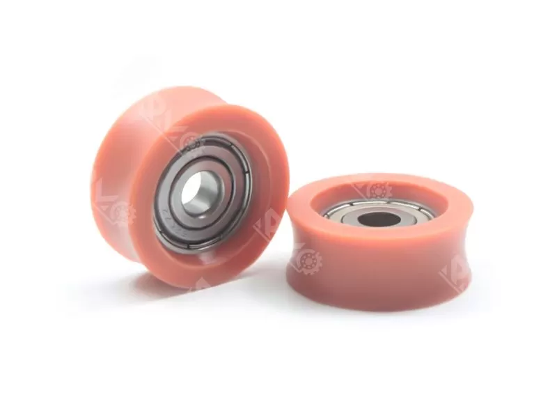 626ZZ bearing U groove nylon pulley wheels