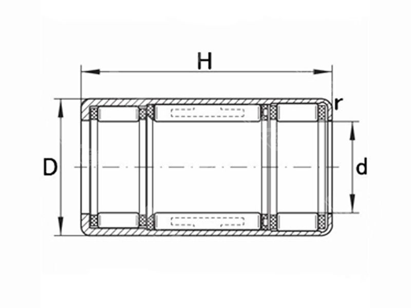 HFL2530 one-way needle roller bearing