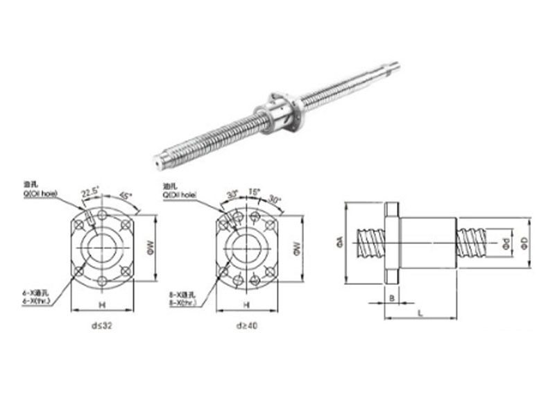 SFU1204 SFU1204-L215.5mm rolled ball screw