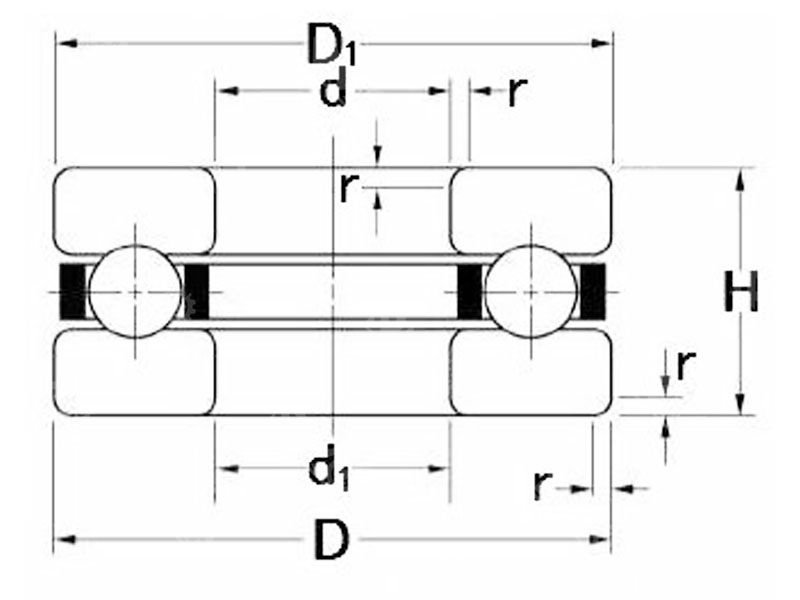 F8-19M small thrust ball bearings