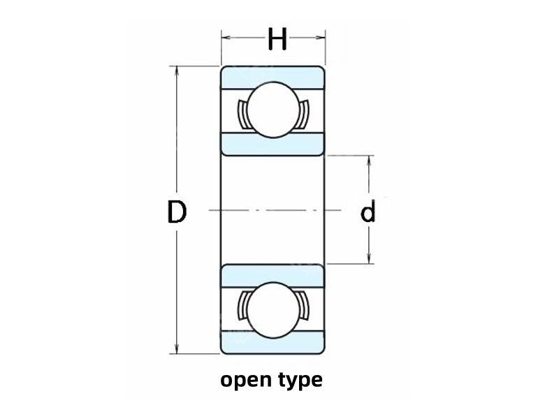 603 Miniature Open Type Ball Bearings