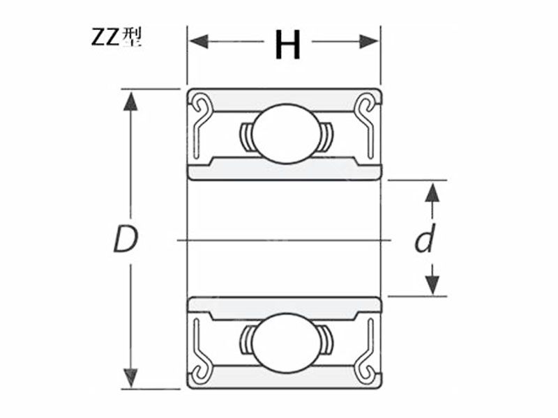 R168ZZ Small Inch Ball Bearings