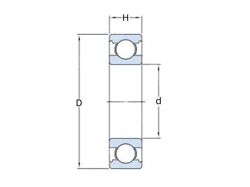6205ZZC4S2 High-temperature Deep Groove Ball Bearing