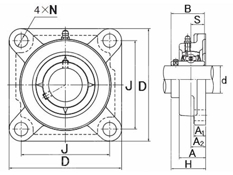 UCF210 Good Quality Pillow Block Bearing