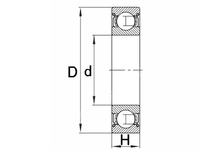 6005ZZ good quality deep groove ball bearing