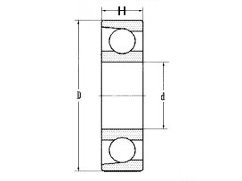 7011C-2RS sealed angular contact ball bearing