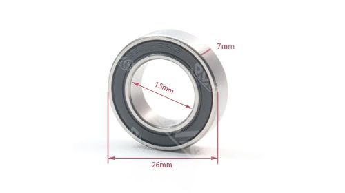 15267 2RS Thin Wall Bicycle Bearings