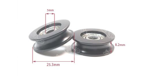 625ZZ bearing U groove pulley wheels