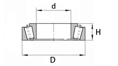30208 Heavy-Duty Tapered Roller Bearing