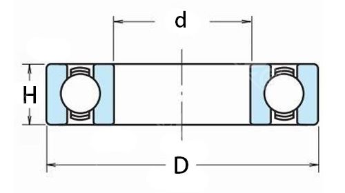 6804RS thin-wall Deep groove ball bearings 6804RS thin-wall Deep groove ball bearings
