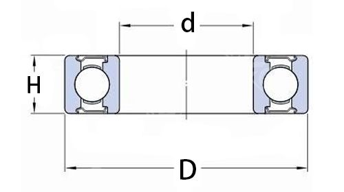 699RS Thin-Wall Deep Groove Ball Bearing 699RS Thin-Wall Deep Groove Ball Bearing
