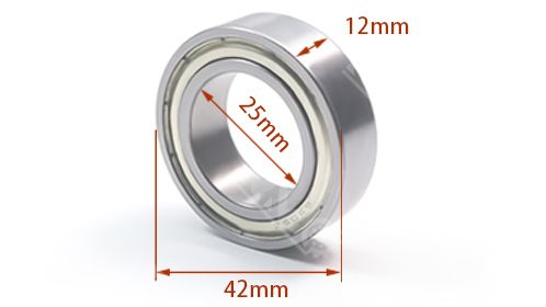 62905ZZ Thin Section Deep Groove Ball Bearings