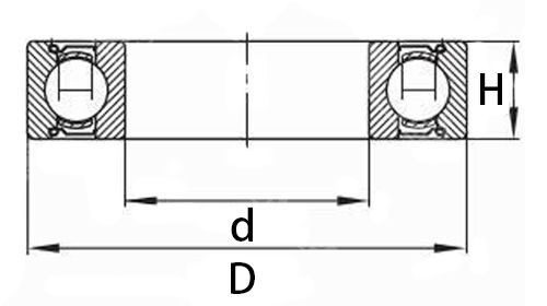 SMR105ZZ Miniature Small Ball bearing