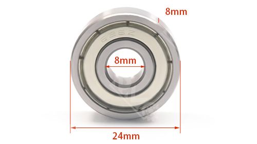 628ZZ  minitype small deep groove ball bearings