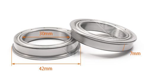F6806ZZ Precision Thin-Wall Flange Bearings