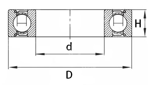 high quality S625RS non-standard ball bearings