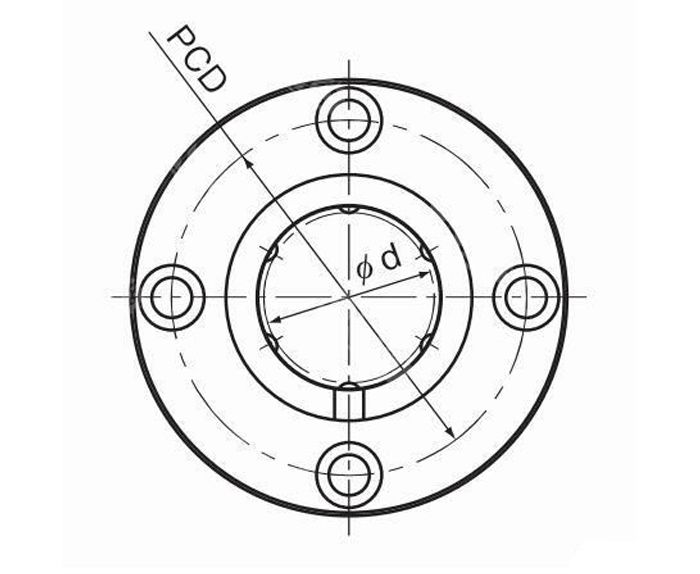 LMF30UU Circular Flange Linear Bearings LMF30UU Circular Flange Linear Bearings