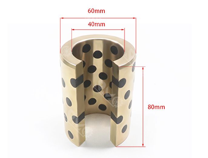 LM40UUOP Graphite Bronze Bushing For Linear Bearing