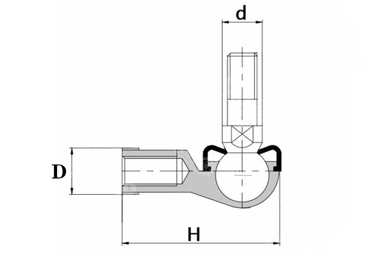SQ10RS rod end joint bearings SQ10RS rod end joint bearings