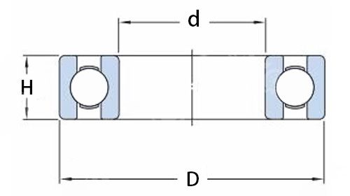 High quality 63/28 deep groove ball bearings