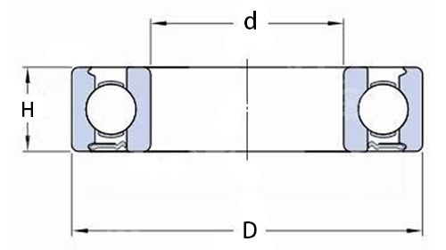 High precision 6304RS deep groove ball bearing High precision 6304RS deep groove ball bearing