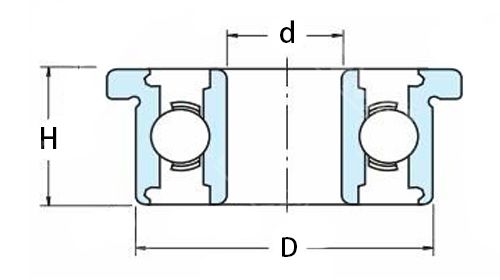 MF105ZZ Miniature Flange Ball Bearing MF105ZZ Miniature Flange Ball Bearing