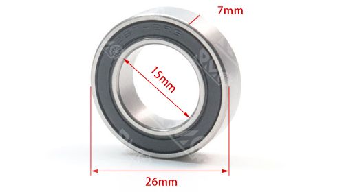 15267 2RS Thin Wall Bicycle Bearings