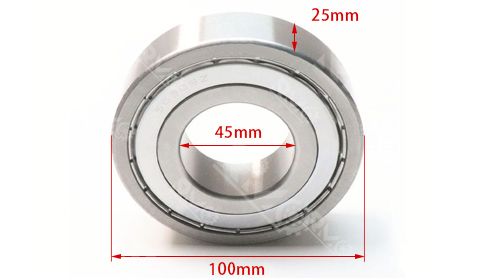 420 Stainless Steel S6309ZZ 6309ZZ Deep Groove Ball Bearing 420 Stainless Steel S6309ZZ 6309ZZ Deep Groove Ball Bearing