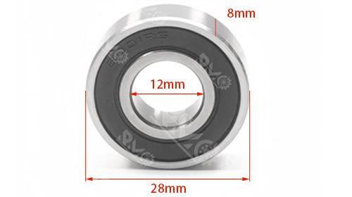 6001ZZ 6001 Deep Groove Ball Bearings 6001ZZ 6001 Deep Groove Ball Bearings