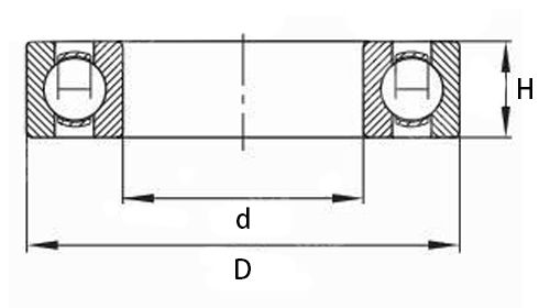 MR106ZZ MR106-2RS Miniature Small Ball Bearings MR106ZZ MR106-2RS Miniature Small Ball Bearings