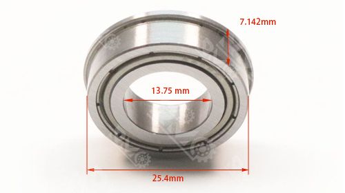 F6802ZZ Single Row Thin-Wall Flange Bearing F6802ZZ Single Row Thin-Wall Flange Bearing