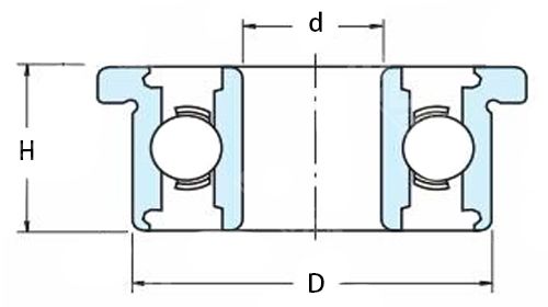 F696ZZ Small Flange Deep Groove Ball Bearing F696ZZ Small Flange Deep Groove Ball Bearing