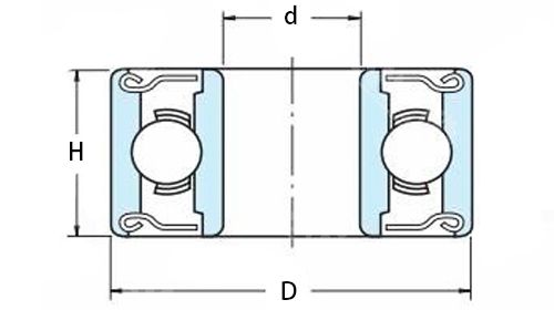 L-1260ZZ MR126ZZ NMB Miniature Deep Groove Ball Bearing L-1260ZZ MR126ZZ NMB Miniature Deep Groove Ball Bearing
