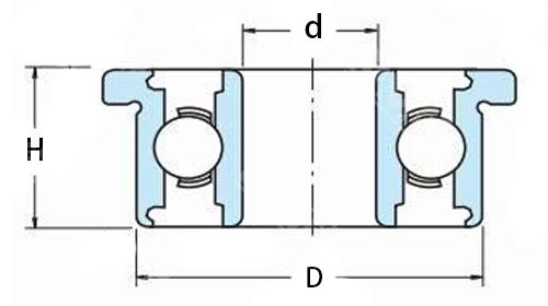 F685ZZ Small Size Flange Deep Groove Ball Bearing F685ZZ Small Size Flange Deep Groove Ball Bearing