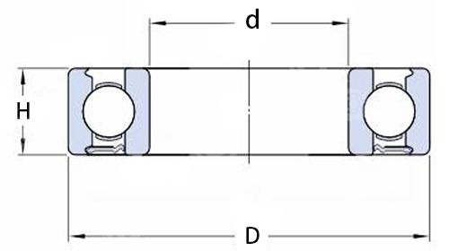 6002RZ 2RS High Quality Deep Groove Ball Bearings 6002RZ 2RS High Quality Deep Groove Ball Bearings