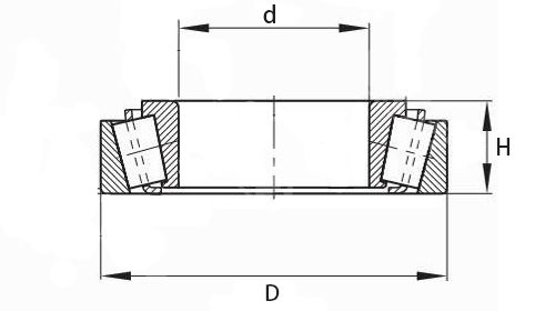 32010 Tapered Roller Bearing For Automobile 32010 Tapered Roller Bearing For Automobile