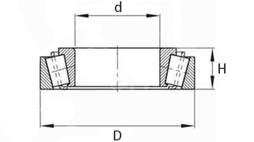 33120 Single Row Tapered Roller Bearing 33120 Single Row Tapered Roller Bearing