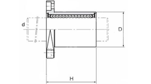 LMH12UU H Type Oval Flange Linear Bearing LMH12UU H Type Oval Flange Linear Bearing