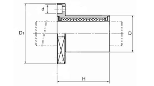 LMK16UU Square Flanged Linear Bearing LMK16UU Square Flanged Linear Bearing