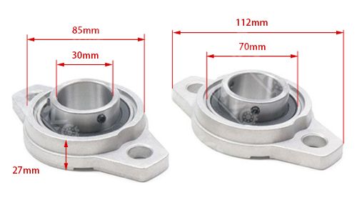 KFL006 Zinc Alloy Pillow Block Bearings