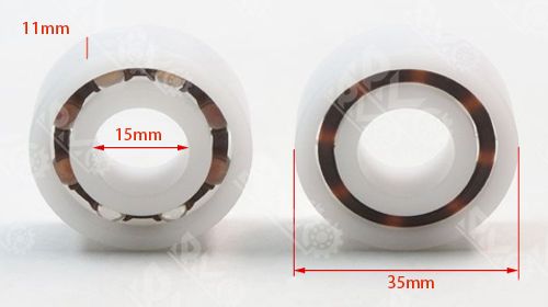 P6202 POM Deep Groove Ball Bearing P6202 POM Deep Groove Ball Bearing