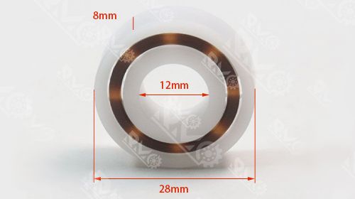 6001 POM Deep Groove Ball Bearing