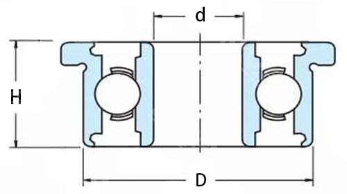F698ZZ 698 Flange Deep Groove Ball Bearings F698ZZ 698 Flange Deep Groove Ball Bearings