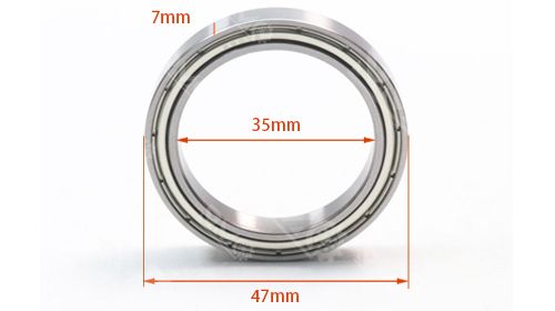 6807ZZ Thin Section Deep Groove Ball Bearings 6807ZZ Thin Section Deep Groove Ball Bearings