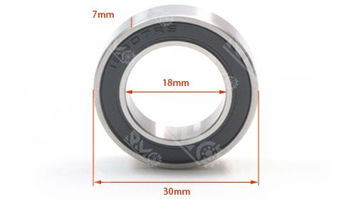 MR18307-2RS Thin-Section Bicycle Bearings