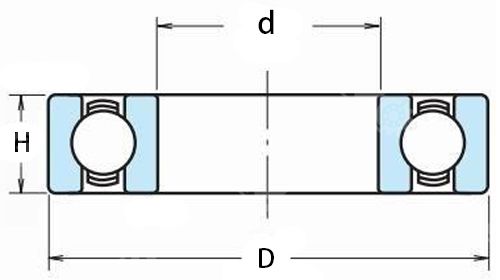 6906ZZ Thin-Section Bearing 6906ZZ Thin-Section Bearing